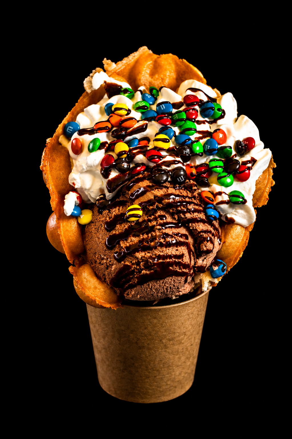 M&M Bubble Waffle