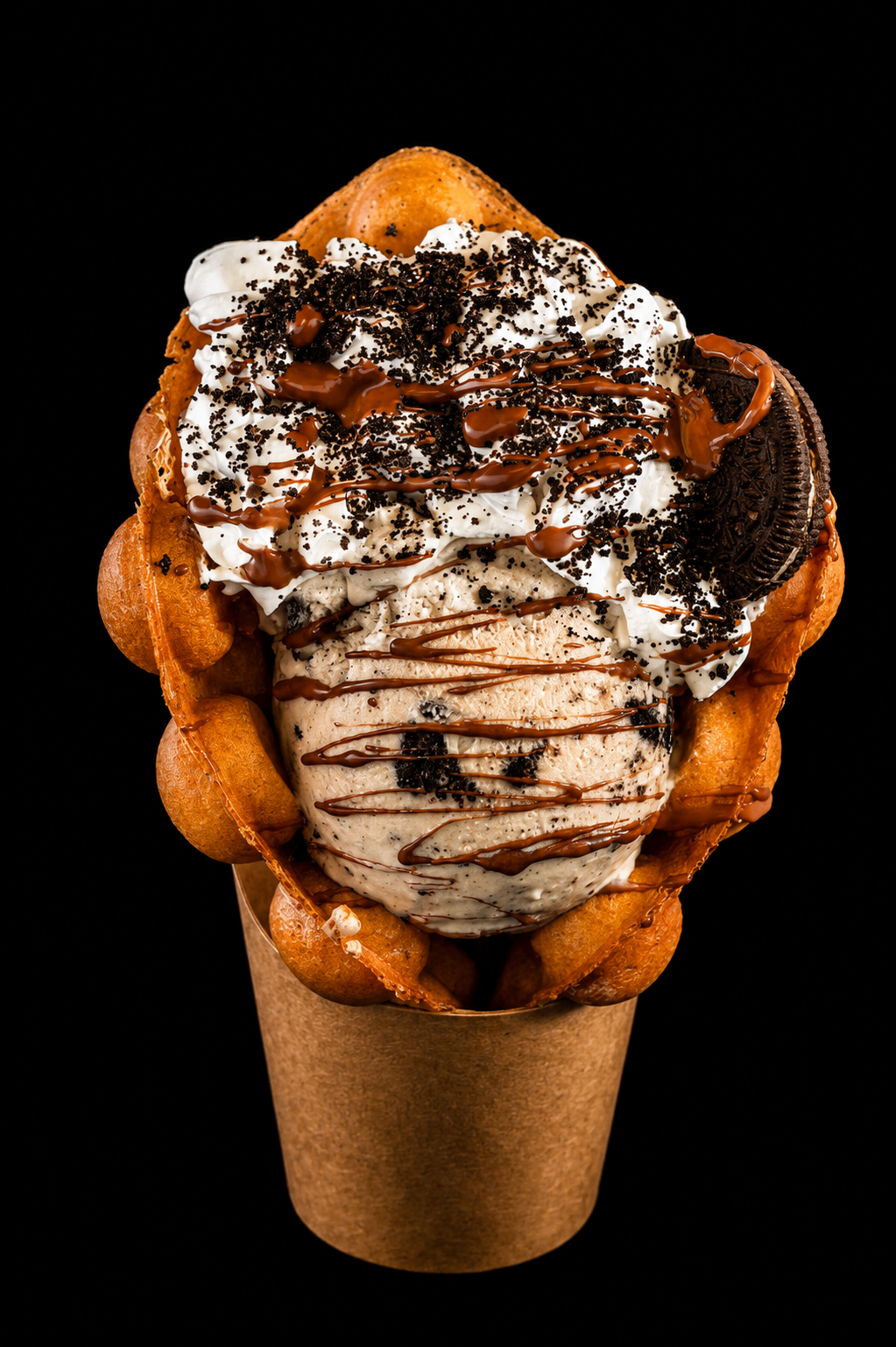 Oreo Bubble Waffle